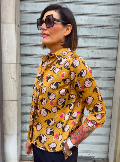 IL THE DELLE 5 - CAMICIA CAPSULE COLLECTION POPEYE&OLIVIA Gold