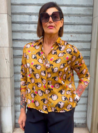IL THE DELLE 5 - CAMICIA CAPSULE COLLECTION POPEYE&OLIVIA Gold