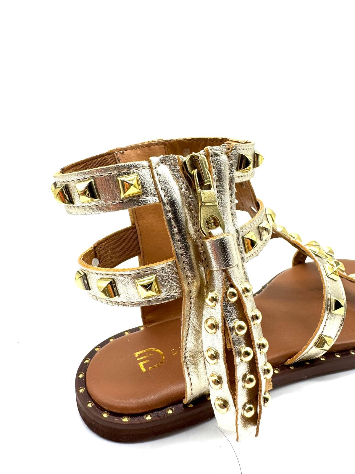 DIVINE FOLLIE SANDALO BORCHIATO ORO