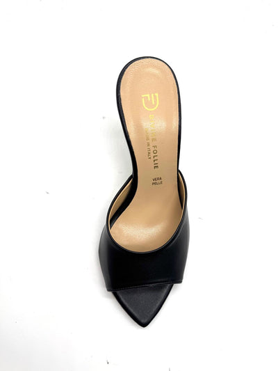 DIVINE FOLLIE SANDALI FOGLIA NERO