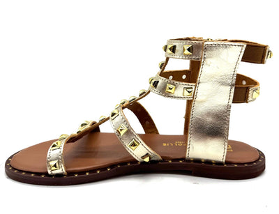 DIVINE FOLLIE SANDALO BORCHIATO ORO