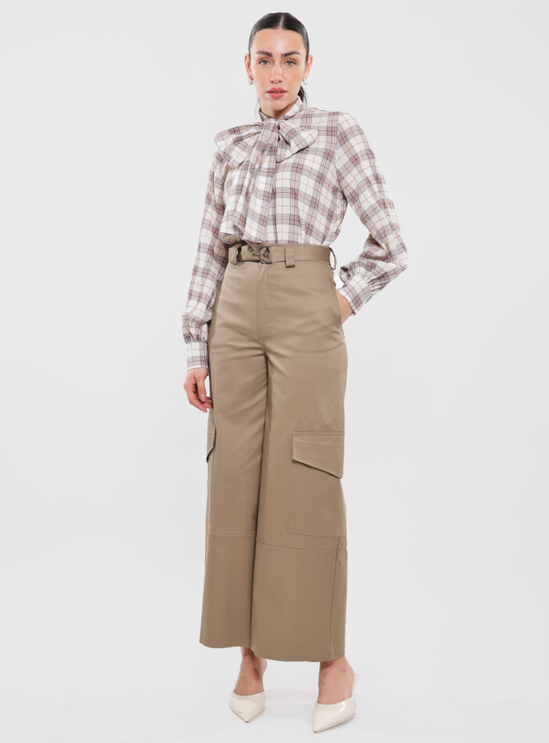 Haveone - Pantalone Cargo Cognac
