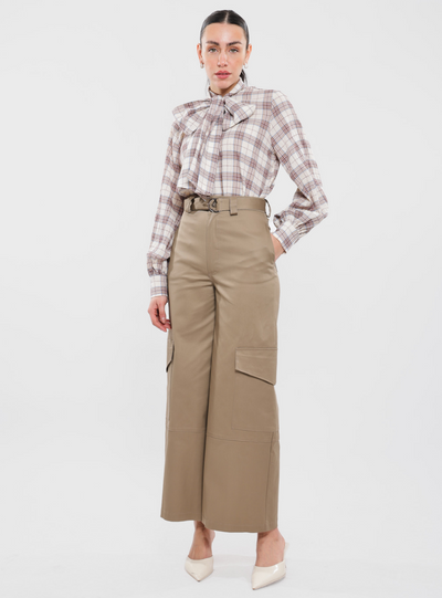 Haveone - Pantalone Cargo Cognac