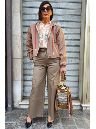 Haveone - Pantalone Cargo Cognac