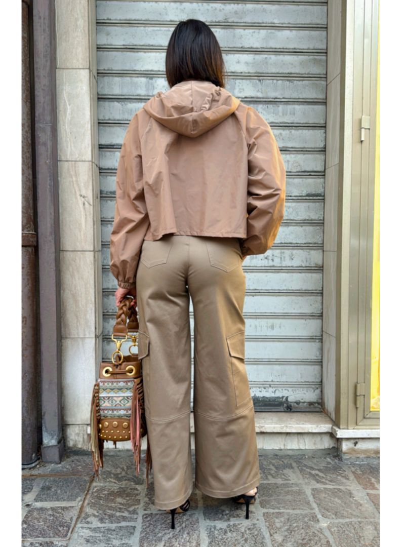 Haveone - Pantalone Cargo Cognac