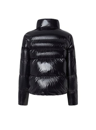 PINKO - Piumino caban crystal nylon nero