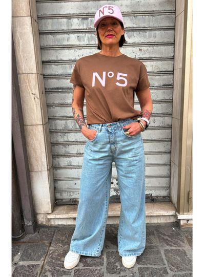 Tensione in - Jeans Giusi wide leg superpocket
