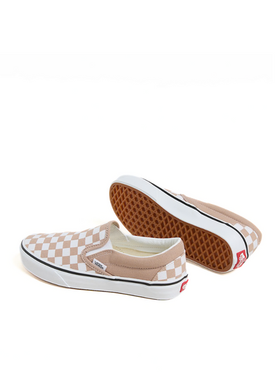 VANS Scarpe Classic Slip-On Checkerboard Marrone