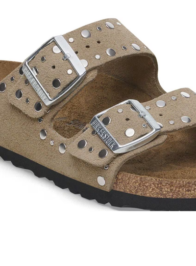BIRKENSTOCK Arizona Rivet Pelle scamosciata Taupe