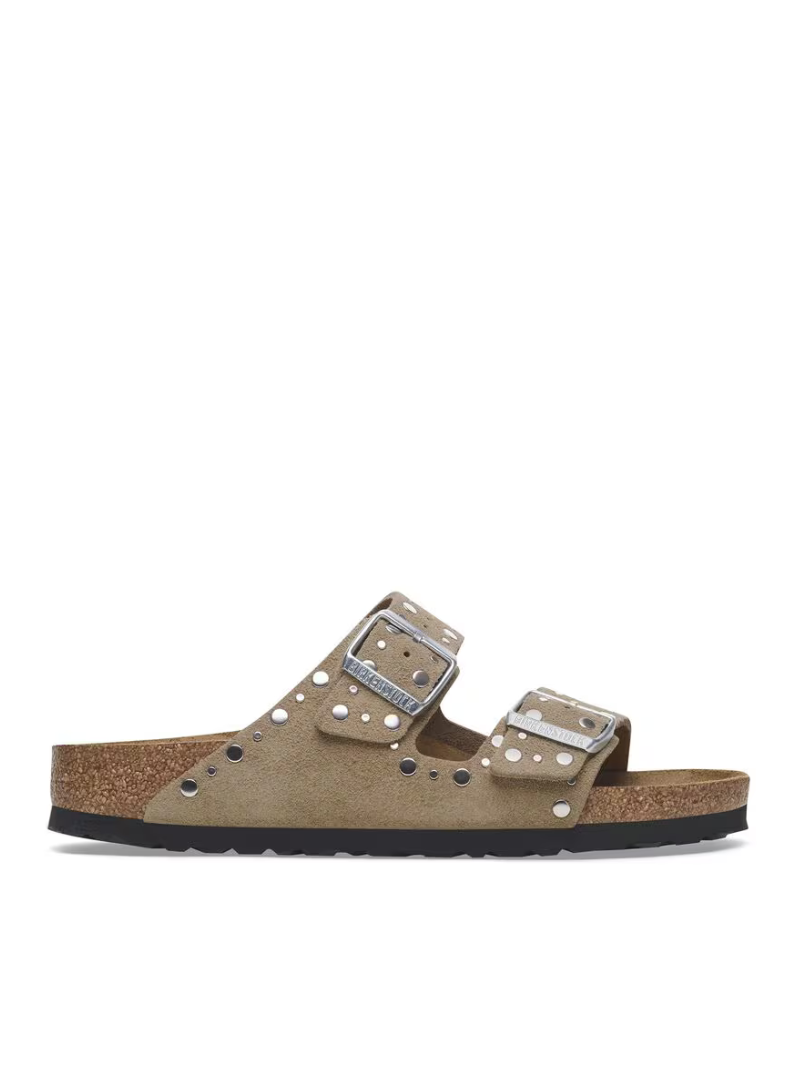 BIRKENSTOCK Arizona Rivet Pelle scamosciata Taupe