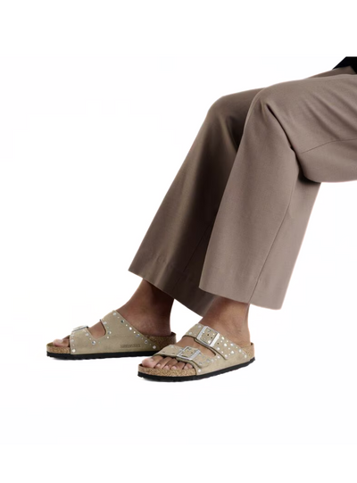 BIRKENSTOCK Arizona Rivet Pelle scamosciata Taupe