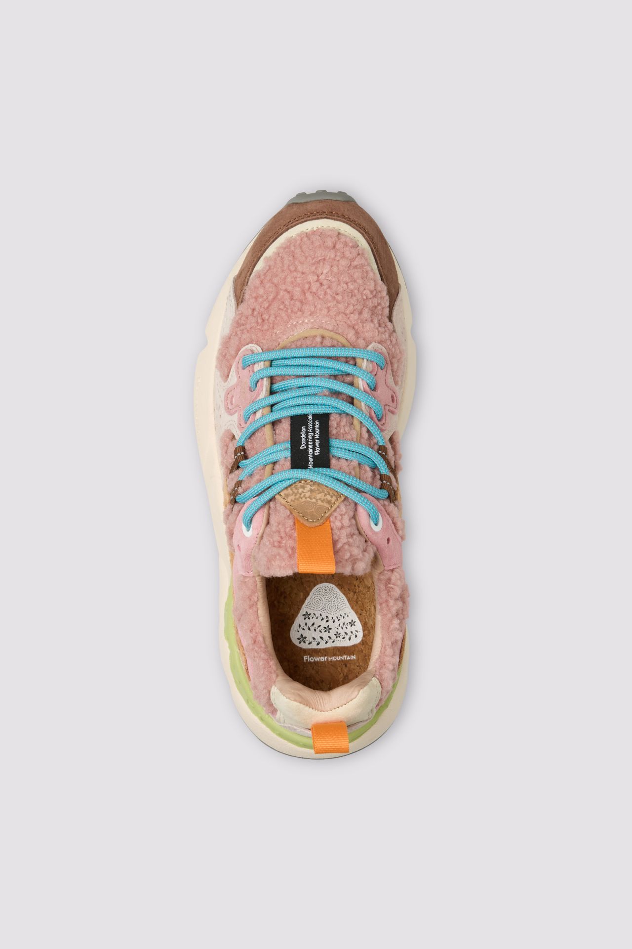 FLOWER MOUNTAIN YAMANO 3 WOMAN Sneakers in suede e tessuto - Rosa