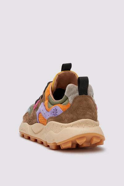 FLOWER MOUNTAIN YAMANO 3 UNI Sneakers in suede e tessuto tecnico - Viola