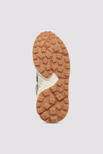 FLOWER MOUNTAIN KOTETSU WOMAN Sneakers in suede e sintetico - Beige-Rosa