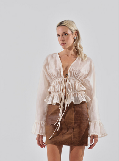 Haveone - Camicia con laccetti