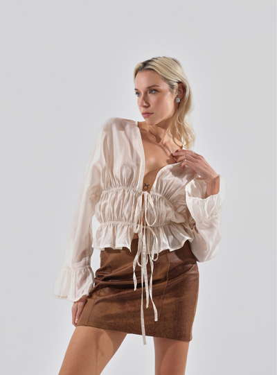Haveone - Camicia con laccetti