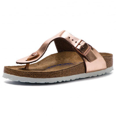 BIRKENSTOCK Gizeh Birko-Flor Metallic Copper