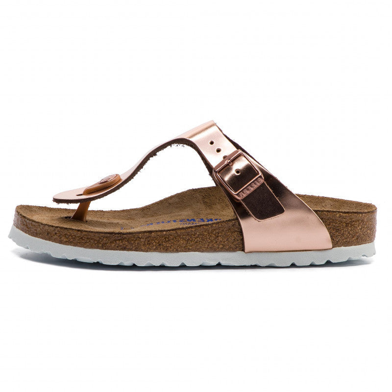 BIRKENSTOCK Gizeh Birko-Flor Metallic Copper