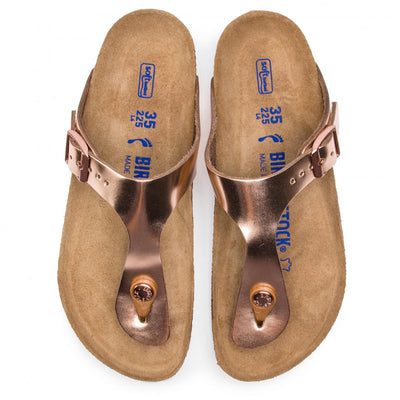 BIRKENSTOCK Gizeh Birko-Flor Metallic Copper