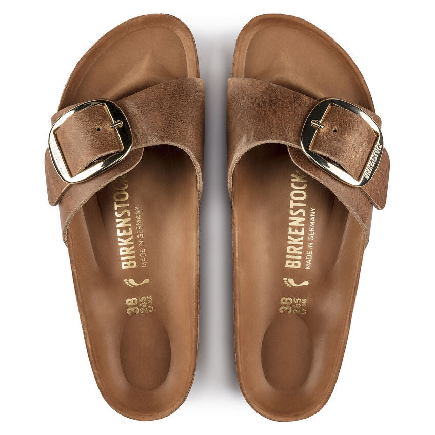 BIRKENSTOCK Madrid Big Buckle COGNAC