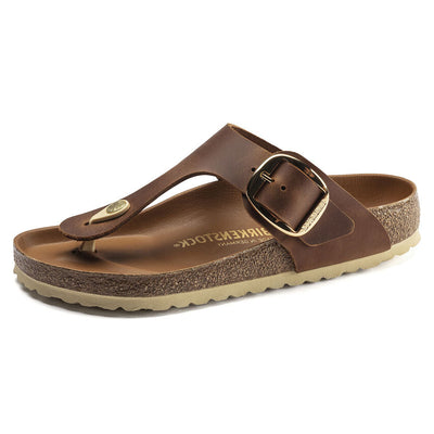 BIRKENSTOCK Gizeh Big Buckle COGNAC