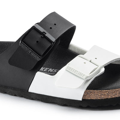 BIRKENSTOCK Arizona Split Birko Flor Black/White