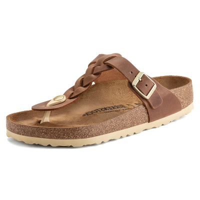 BIRKENSTOCK  Gizeh Braided Cognac