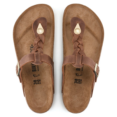 BIRKENSTOCK  Gizeh Braided Cognac