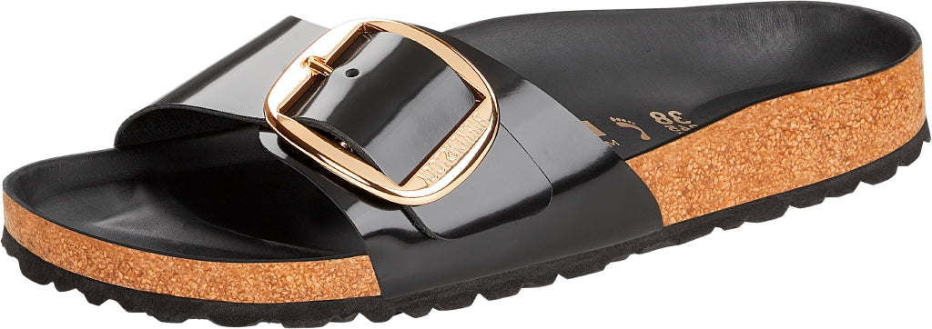 BIRKENSTOCK Madrid Big Buckle shine black