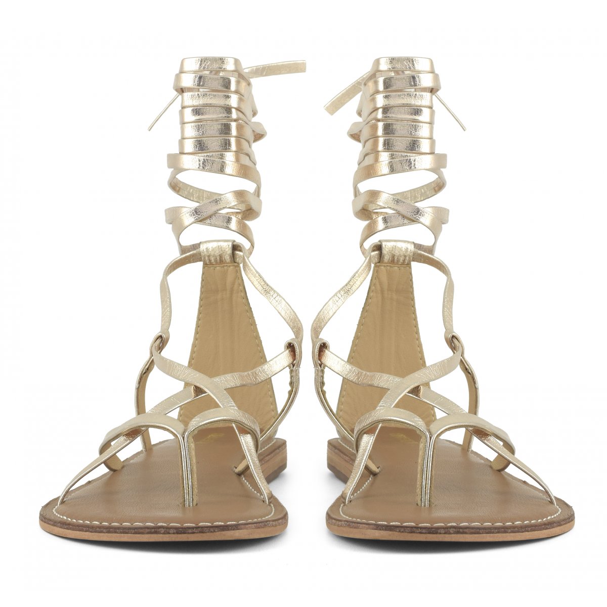 CB FUSION - SANDALO SCHIAVA INFRADITO IN PELLE