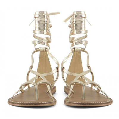 CB FUSION - SANDALO SCHIAVA INFRADITO IN PELLE