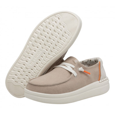 HEY DUDE - Wendy Rise - Donna - Chambray Sandshell