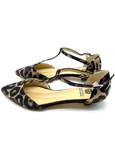 L'arianna - Sandalo leopard in raso