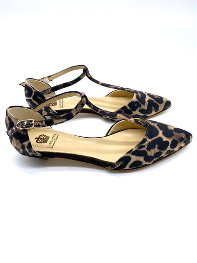 L'arianna - Sandalo leopard in raso