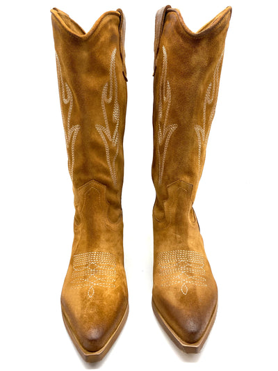 ZOE - Texano alto in camoscio