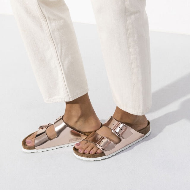 BIRKENSTOCK Arizona Metallic Rose Copper