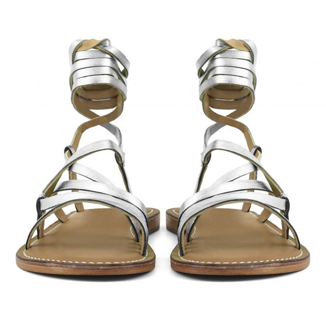 CB FUSION - SANDALO SILVER CON LACCI XL