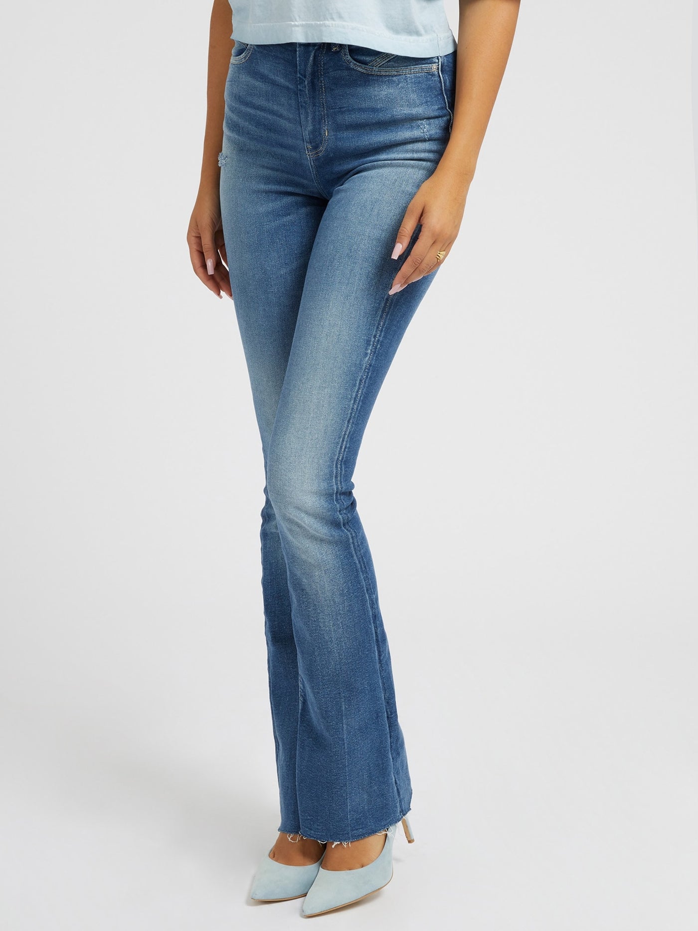 guess - jeans fondo scampanato