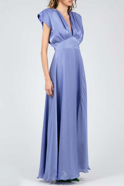 ACTUALEE - ABITO LUNGO IN CHIFFON