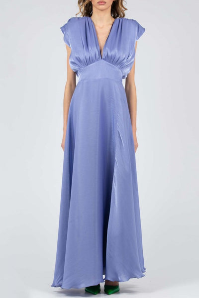 ACTUALEE - ABITO LUNGO IN CHIFFON